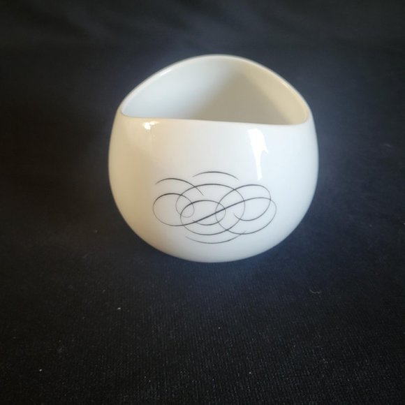VTG Continental China Raymond Loewy Script Sugar Bowl Germany MCM Mid Century - Picture 1 of 5